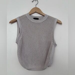 rag & bone Light Gray Sleeveless Knit Tank